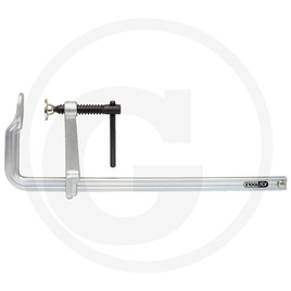 KS Tools Steel screw clamp with locking handle, 1