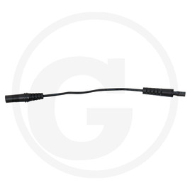 KS Tools 4.0 mm input socket on 3.5 mm test adapter socket, round (black)