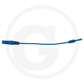 KS Tools 4.0 mm input socket on 2.5 mm test adapter socket, flat (blue)