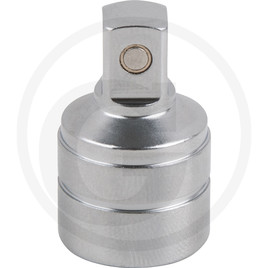 KS Tools 3/8" Oil service bit socket for internal square screws with magnet, 10 mm