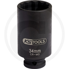 KS Tools Special socket 12pt, 1/2", 34mm