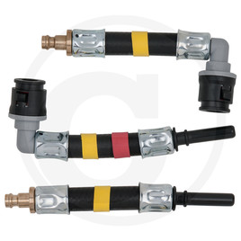 KS Tools Adapter set 3 part SAE 8 x 30 mm (yellow)