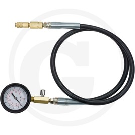 KS Tools Manometer with tube, 10 bar