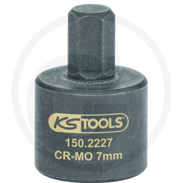 KS Tools Brake caliper socket, 7mm