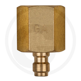 KS Tools Adapter piece M14x1.5 internal thread and 1/4" hose connection