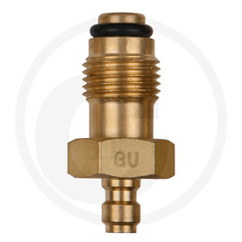 KS Tools Adapter piece M16x1.5 external thread and 1/4" hose connection with sealant ring