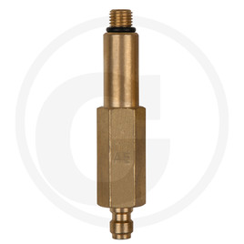 KS Tools Adapter piece (long) M8x1.0 external thread and 1/4" hose connection with sealant ring