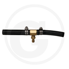 KS Tools Adapter hose for small Schrader valve 5/16"x32 UNF internal thread and 1/4" hose connection