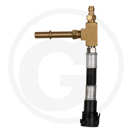 KS Tools Adapter hose for standard Schrader valve 7/16"x20 UNF internal thread and 1/4" hose connection