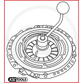 KS Tools Auxiliary assembly ring Ø 110-140mm