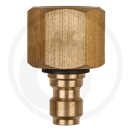 KS Tools Adapter piece M12x1.5 internal thread and 1/4" hose connection