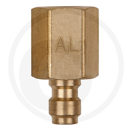 KS Tools Adapter piece M8x1.0 internal thread and 1/4" hose connection