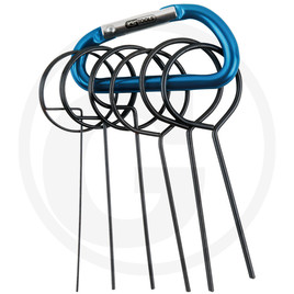 KS Tools Universal locking pin and marking pin set, Ø 0,8 - 1,9 mm