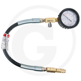 KS Tools Manometer with hose, 0-1000 psi, Ø 70 mm