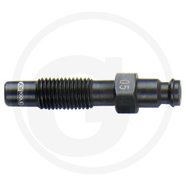 KS Tools Injector adapter, M 10 x 1.25 with external thread, length 57 mm