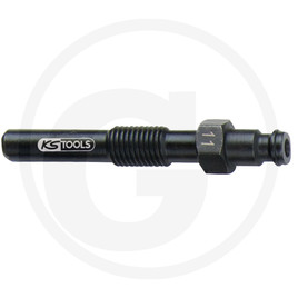 KS Tools Glow plugs adapter, M 10 x 1.25 with external thread, length 70 mm