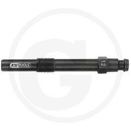 KS Tools Glow plugs adapter, M 10 x 1.0 with external thread, length 83 mm