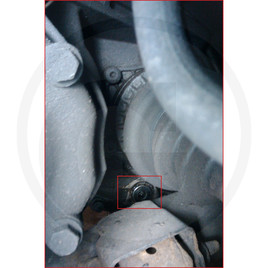 KS Tools 3/8" Flexible oil service bit socket for internal hexagon screws, 17mm