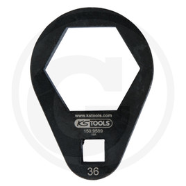 KS Tools 3/8" Einsteck-Ringschlüssel, extra flach, 36 mm