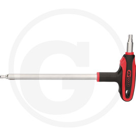 KS Tools T-Griff-Winkelstiftschlüssel TX-Stern Kugelkopf,T5