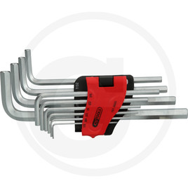KS Tools Innensechskant-Winkelstiftschlüssel-Satz, lang, 10