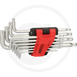 KS Tools TX-Stern-Kugelkopf-Winkelstiftschlüssel-Satz, lang