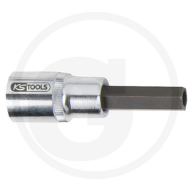 KS Tools Injector nozzles hexagon socket with borehole 10&nbsp;mm, Ø&nbsp;7&nbsp;mm