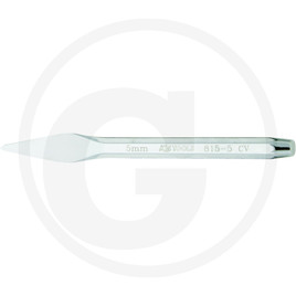 KS Tools Cross-cut chisel, high-gloss chrome-plated, 130 mm