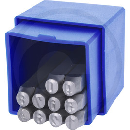 KS Tools Number stamp set, 10 pcs. (0-9)