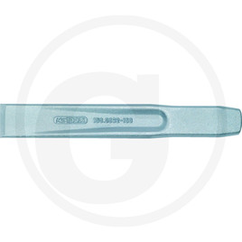 KS Tools Flat chisel, oval, 150mm