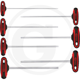 KS Tools ERGOTORQUEplus® T-Griff RIBE Winkelstiftschlüssel-