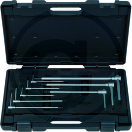 KS Tools 3 Way T-handle hex wrench set,8pcs2-10mm