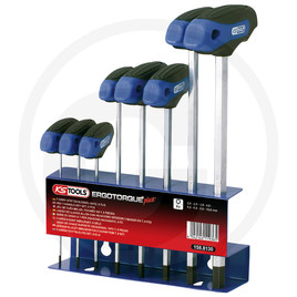 KS Tools ERGOTORQUEplus® T-handle hex key set