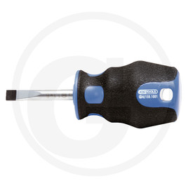 KS Tools ERGOTORQUEplus slotted screwdriver short