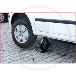 KS Tools Scissor steel jack with lever, 1500kg
