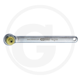 KS Tools Bremsen-Entlüftungsschlüssel, extra kurz, 7 mm, gr