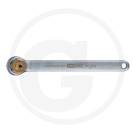 KS Tools Bremsen-Entlüftungsschlüssel, extra kurz, 10 mm, g