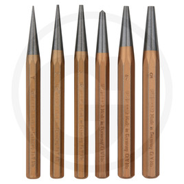 KS Tools Pin punch set, 6 pcs in a plastic bag