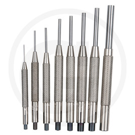 KS Tools Pin punch set, 8 pcs, 09-1,4-1,8-2,4-2,8