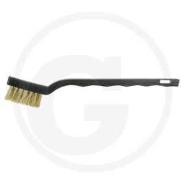 KS Tools Brass wire spark plug brush, 2-row, 170 