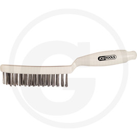 KS Tools Steel brush, 4 rows, 285mm