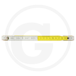 KS Tools Folding wood rule, metric,alternating,2m