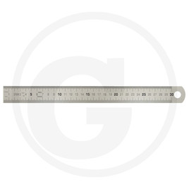 KS Tools Semi-flexible steel rule, 1000mm