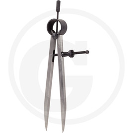 KS Tools Compass with adjusting nut, 200mm