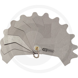 KS Tools Feeler gauge, metric, 12 blade 3-12mm