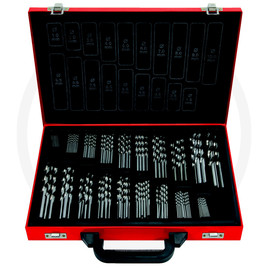 KS Tools HSS-R spiral drill assortment, 170pcs