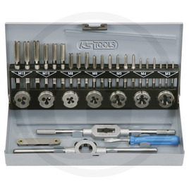 KS Tools HSS Co tap and die set, 32pcs