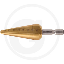 KS Tools HSS TIN cone cutter, bit, Ø 5-20mm