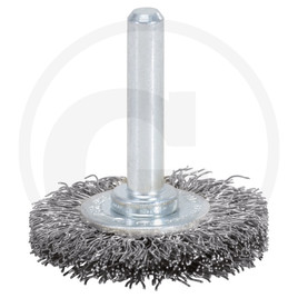 KS Tools Stainless steel wire brush disc, 0.3 mm,