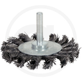 KS Tools Round steel wire brush, 0.3 mm, Ø 75 mm